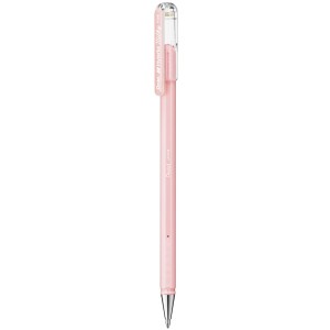 Caneta Gel 0.8mm Hybrid Milky Rosa Pastel Pentel