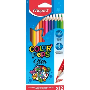 Lápis de Cor 12 Cores Color Peps Star Maped