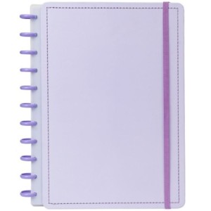 Caderno de Disco Grande All Lavanda Diskô