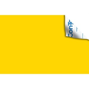 Papel Contact Adesivo 45cm x 2 Metros - Amarelo Fosco Con-Tact