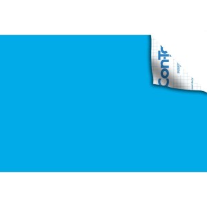 Papel Contact Adesivo 45cm x 2 Metros - Azul Celeste Fosco Con-Tact