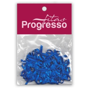 Laço de Cetim 4mm - Azul Royal c/50 Progresso