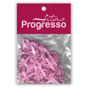 Laço de Cetim 4mm - Rosa c/50 Progresso