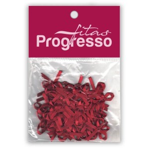 Laço de Cetim 4mm - Vinho c/50 Progresso