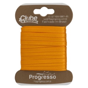 Fita de Cetim n.0 0038 - Amarelo Ouro Progresso