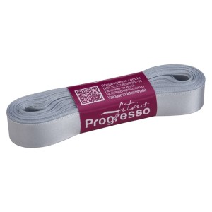 Fita de Cetim n.3 0084 - Prata Progresso