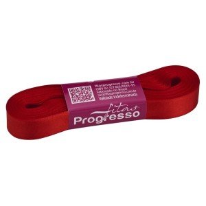 Fita de Cetim n.3 1354 - Vermelho Tomate Progresso