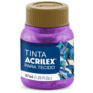 Tinta para Tecido Metálica 37ml - Magenta 549 Acrilex