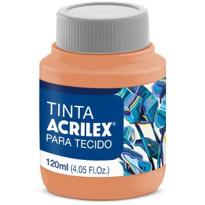 Tinta para Tecido 120ml - Amarelo Pêssego 538 Acrilex