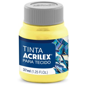 Tinta para Tecido 37ml - Amarelo Bebê 808 Acrilex