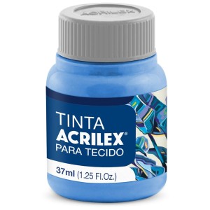 Tinta para Tecido 37ml - Azul Caribe 560 Acrilex