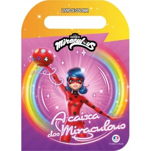 Livro de Colorir com Alça - Ladybug - A Caixa dos Miraculous Ciranda Cultural