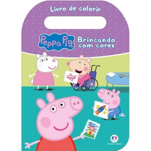 Livro de Colorir com Alça - Peppa Pig - Brincando com Cores Ciranda Cultural