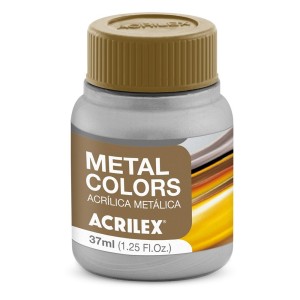 Tinta Acrílica Metal Colors 37ml - Prata 533 Acrilex
