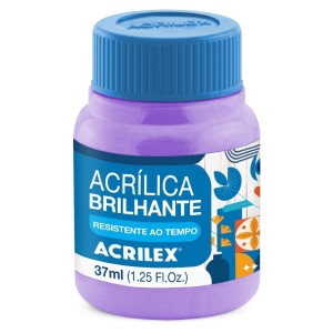 Tinta Acrílica Brilhante 37ml - Lilás 528 Acrilex