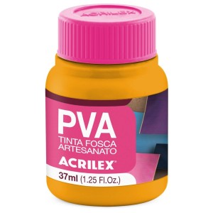 Tinta PVA Fosca 37ml - Amarelo Gema 833 Acrilex