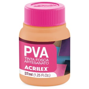 Tinta PVA Fosca 37ml - Amarelo Pêssego 538 Acrilex