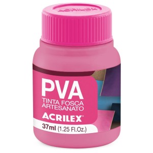 Tinta PVA Fosca 37ml - Rosa 537 Acrilex