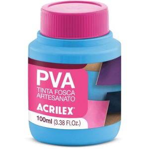 Tinta PVA Fosca 100ml - Azul Celeste 503 Acrilex