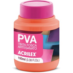 Tinta PVA Fosca 100ml - Flamingo 829 Acrilex
