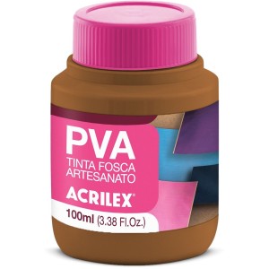 Tinta PVA Fosca 100ml - Marrom 531 Acrilex