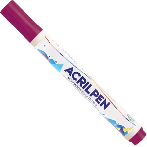 Caneta para Tecido Acrilpen - Vinho Acrilex