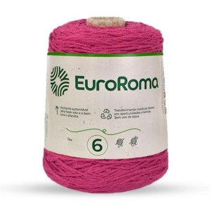 Barbante N.6 550 - Pink 600g EuroRoma
