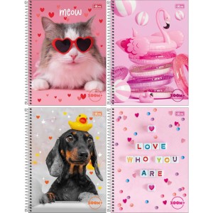 Caderno 20 Matérias Zoom+ Feminino 320 Folhas Tilibra