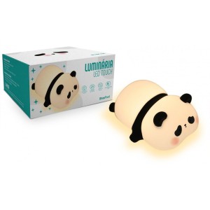 Luminária Noturna de Silicone LED Touch - Panda Brasfoot