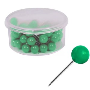 Alfinete para Mapa N.1 - Verde Escuro c/50 ACC