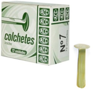Colchete Bailarina N.7 Dourado c/72 ACC