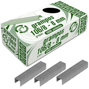 Grampo 106/8-8mm Galvanizado c/5000 ACC
