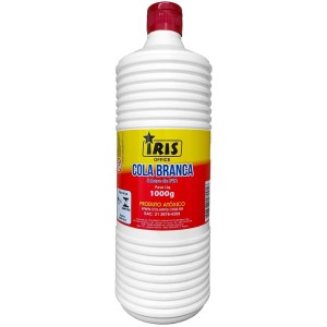 Cola Branca Líquida 1Kg Lavável Iris