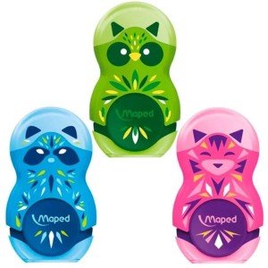 Apontador com Borracha Loopy Mini Cute Maped