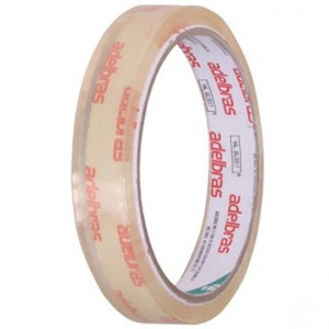 Fita Adesiva Transparente 18mm x 50m Adelbras