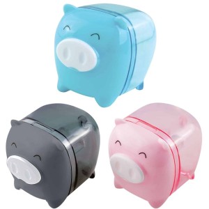 Apontador com Depósito Porquinho Tris