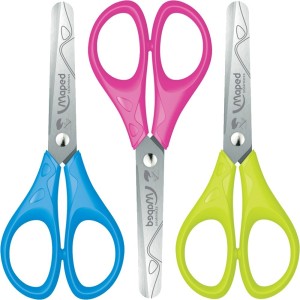 Tesoura Escolar para Canhotos Essentials Pulse Maped