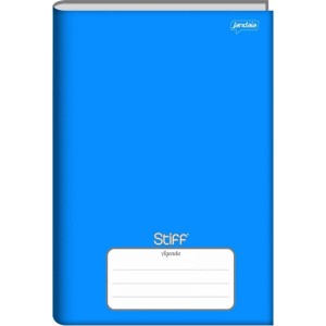 Agenda Escolar Flexível Stiff Azul 240 Páginas Jandaia