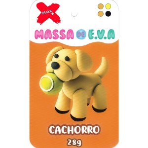 Massinha de EVA 4 Cores 28g - Cachorro Make+