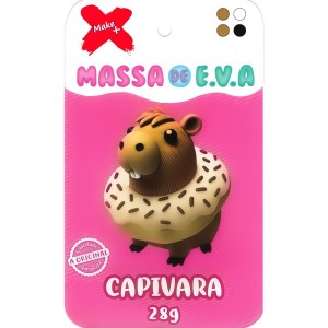 Massinha de EVA 4 Cores 28g - Capivara Make+