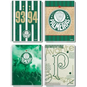 Caderno 10 Matérias Palmeiras 160 Folhas Credeal