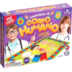 Jogo Conhecendo + O Corpo Humano 12214 Toia Brinquedos