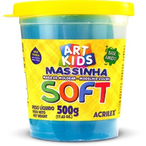 Massa de Modelar 500g - Azul Acrilex