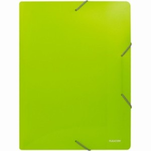 Pasta com Elástico A4 Neon Verde A02N-VD Plascony