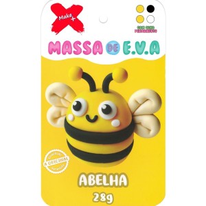 Massinha de EVA 4 Cores 28g - Abelha Make+