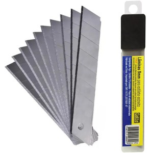 Lâmina para Estilete Fino 9mm c/10 Gatte