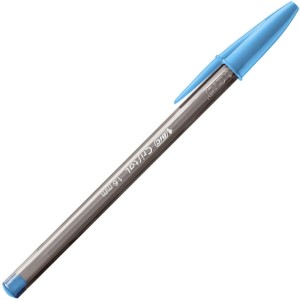 Caneta Esferográfica 1.6mm Cristal Bold Azul Claro Bic