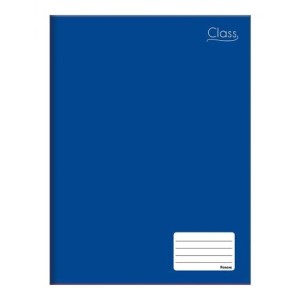 Caderno Brochura 1/4 Azul 96fls Foroni