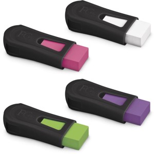 Apontador com Borracha FC Mix Blackneon Faber Castell