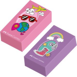 Borracha Escolar Glimmer Viagem Faber Castell